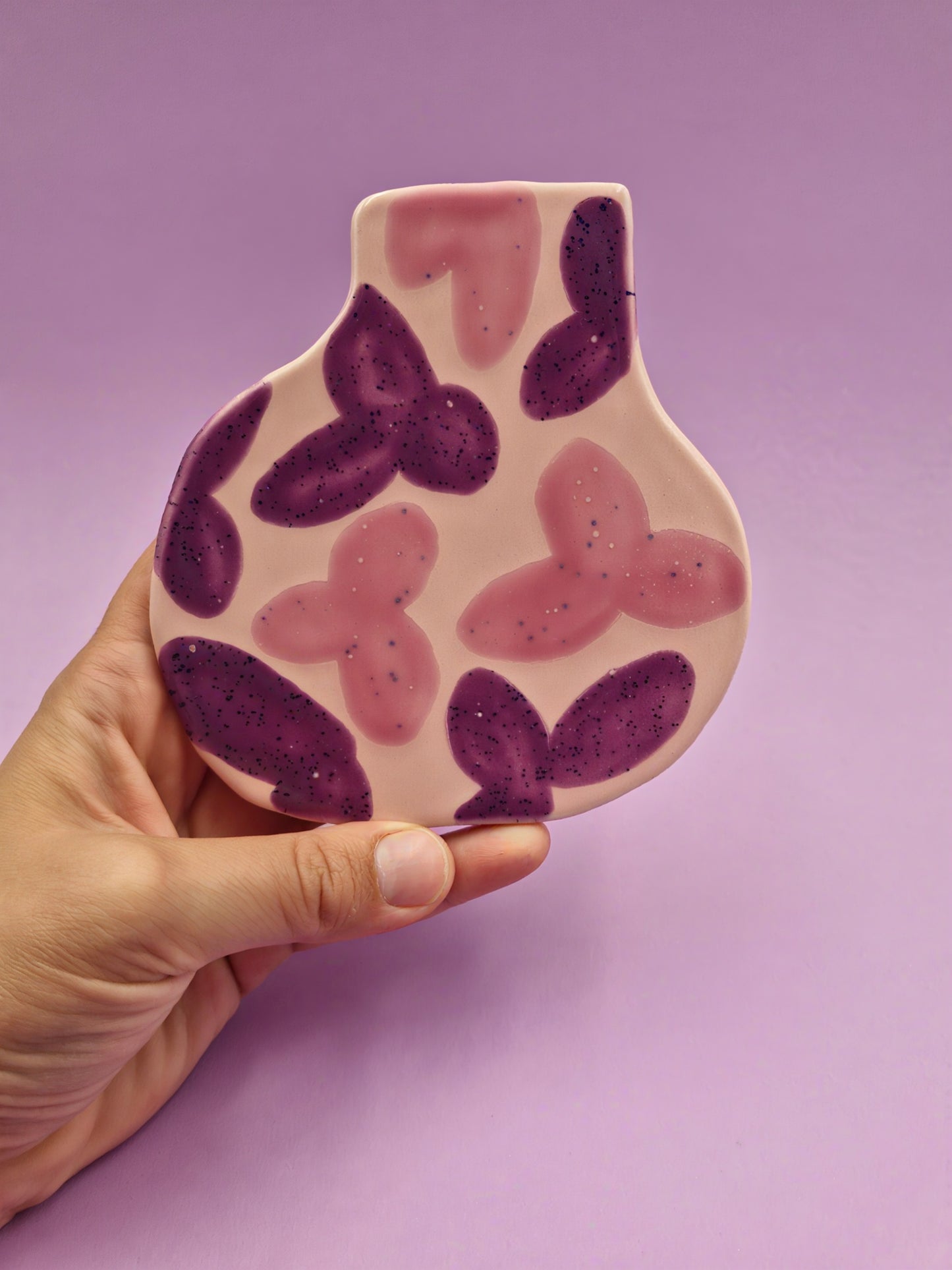 Wall Vase Blush Berry