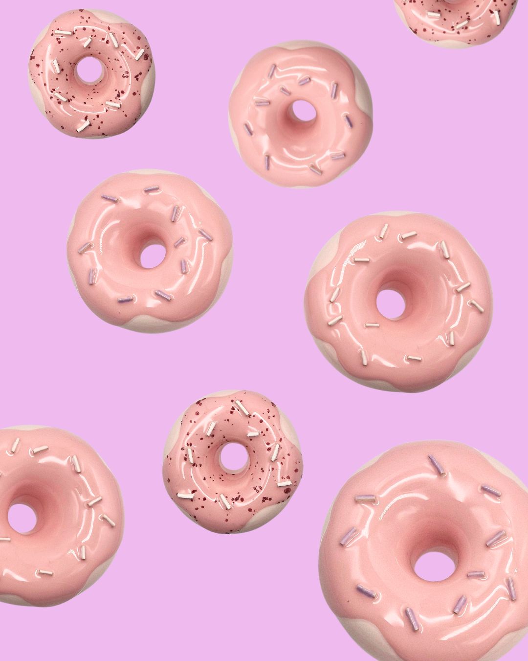 Wall Donut Cotton Candy