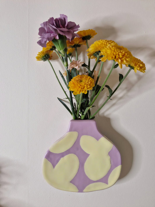 Wall Vase Iris Bloom