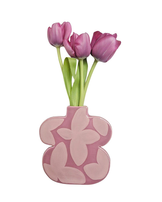 Wall Vase Rosy Whisper