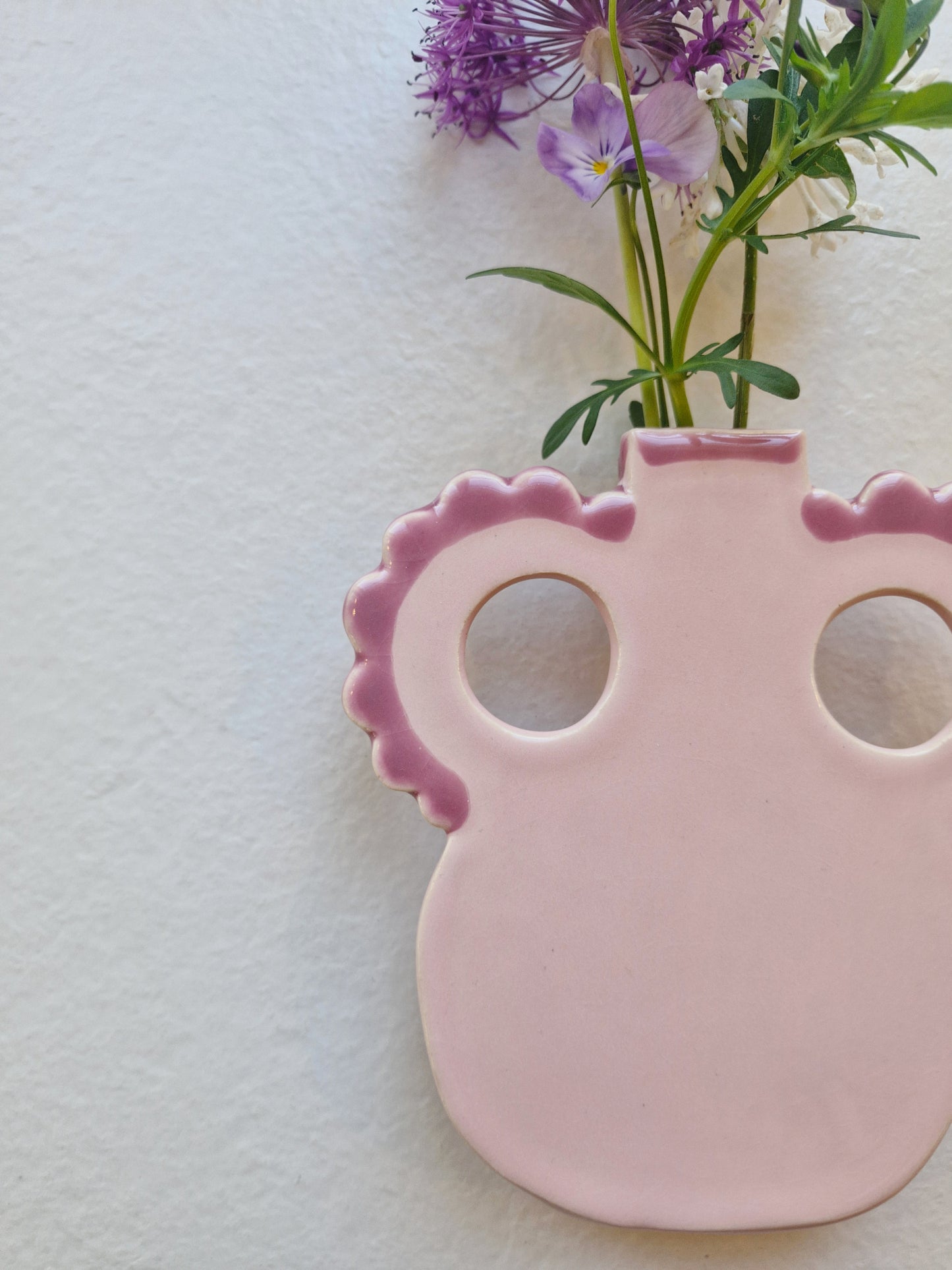 Wall Vase Pink Blush