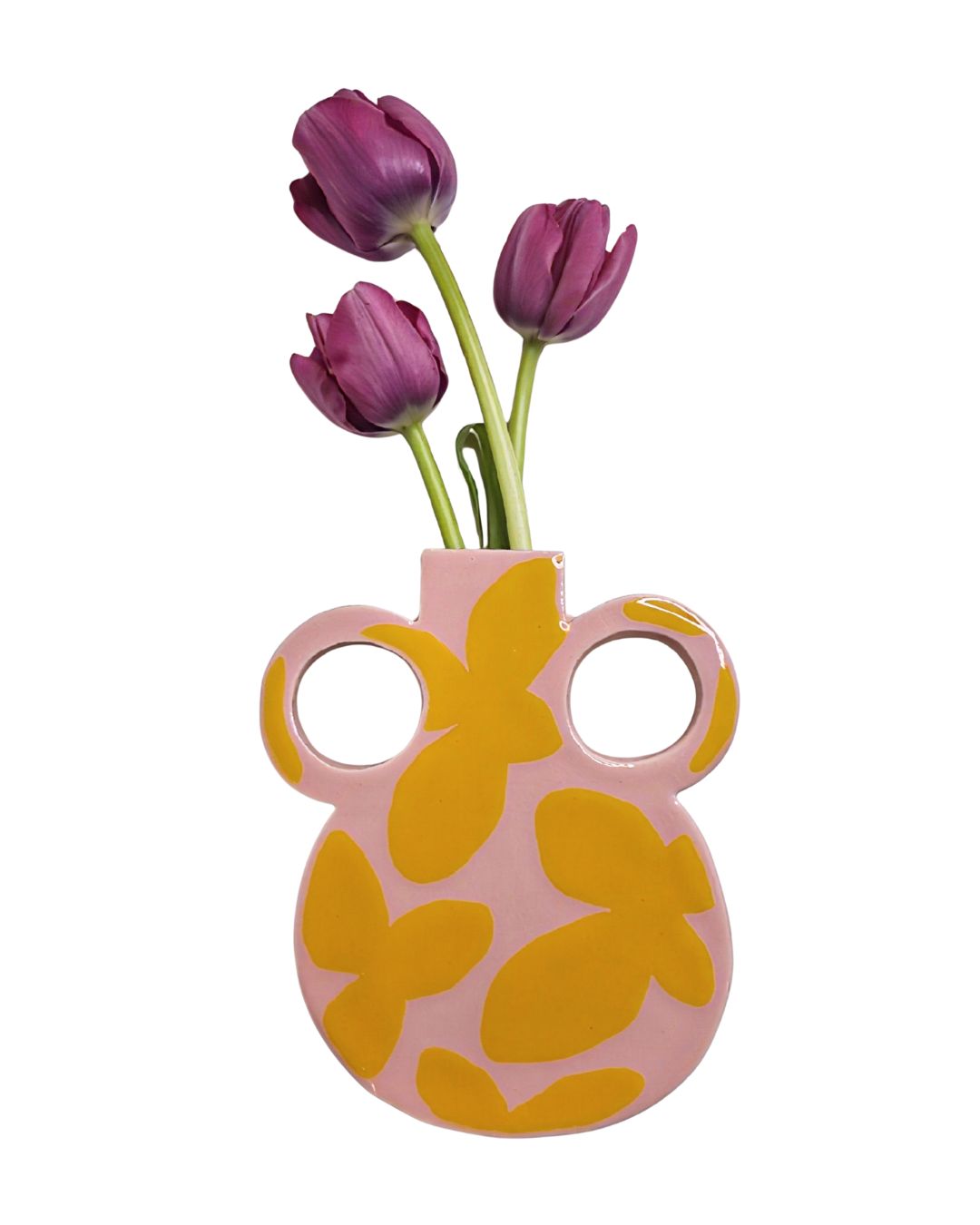 Wall Vase Pink Daisy Day