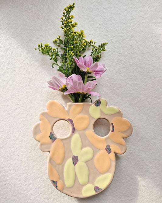Wall Vase Peachy Sunshine