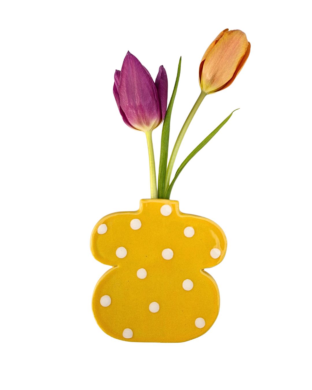 Wall Vase Dots Dandelion