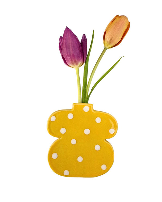 Wall Vase Dots Dandelion