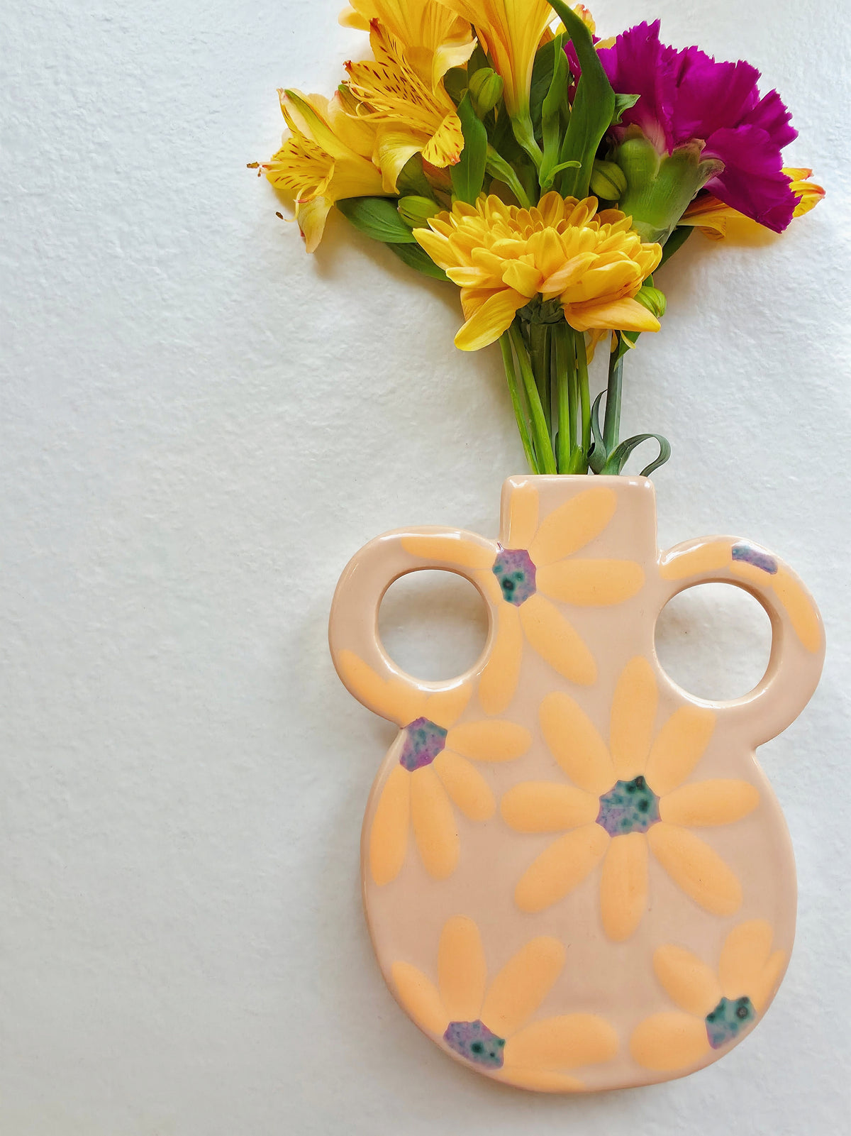 Wall Vase Clara Caramel