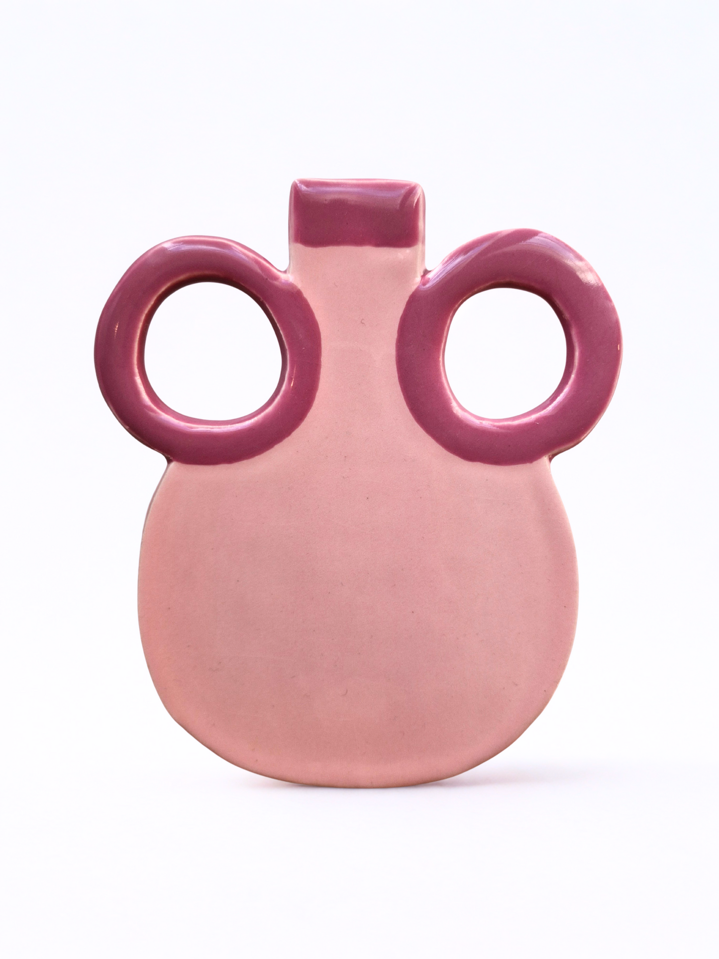 Wall Vase Round Pink