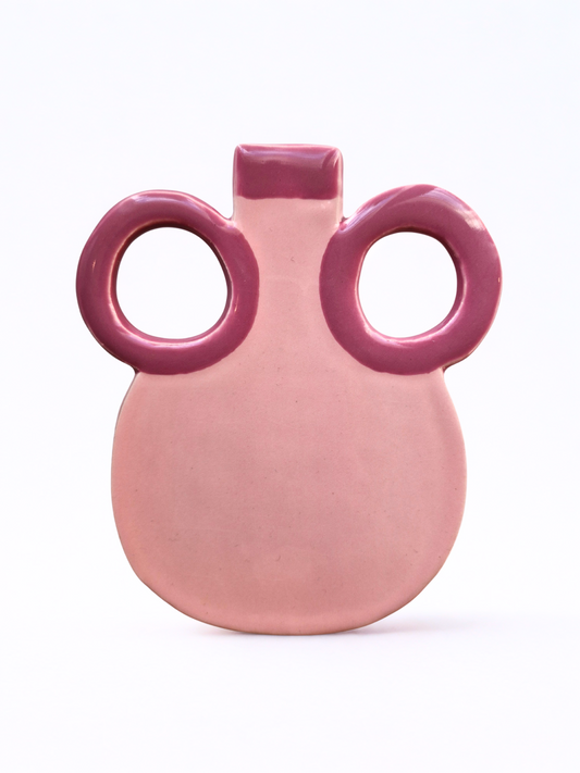Wall Vase Round Pink