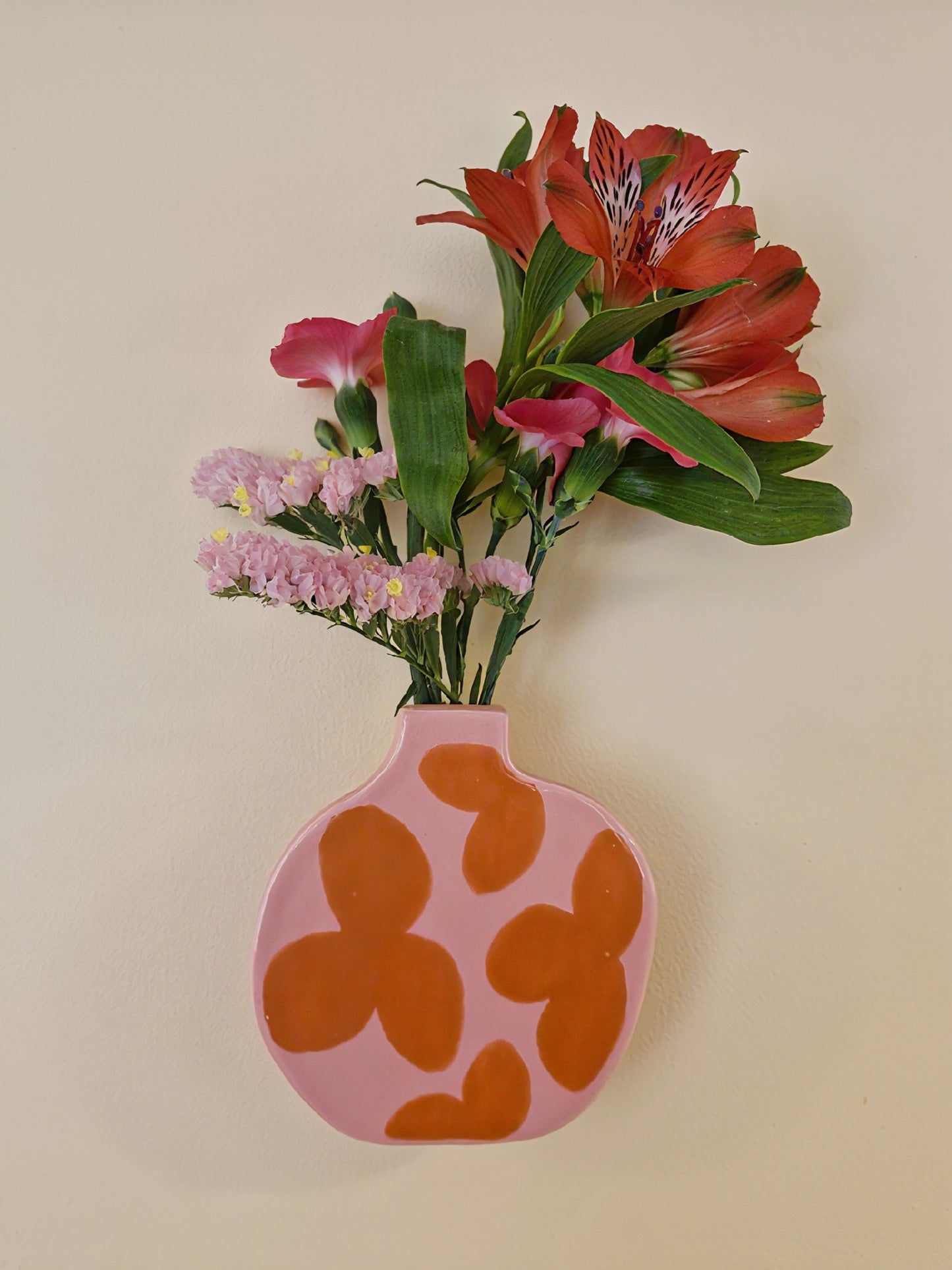 Wall Vase Flamingo Blush