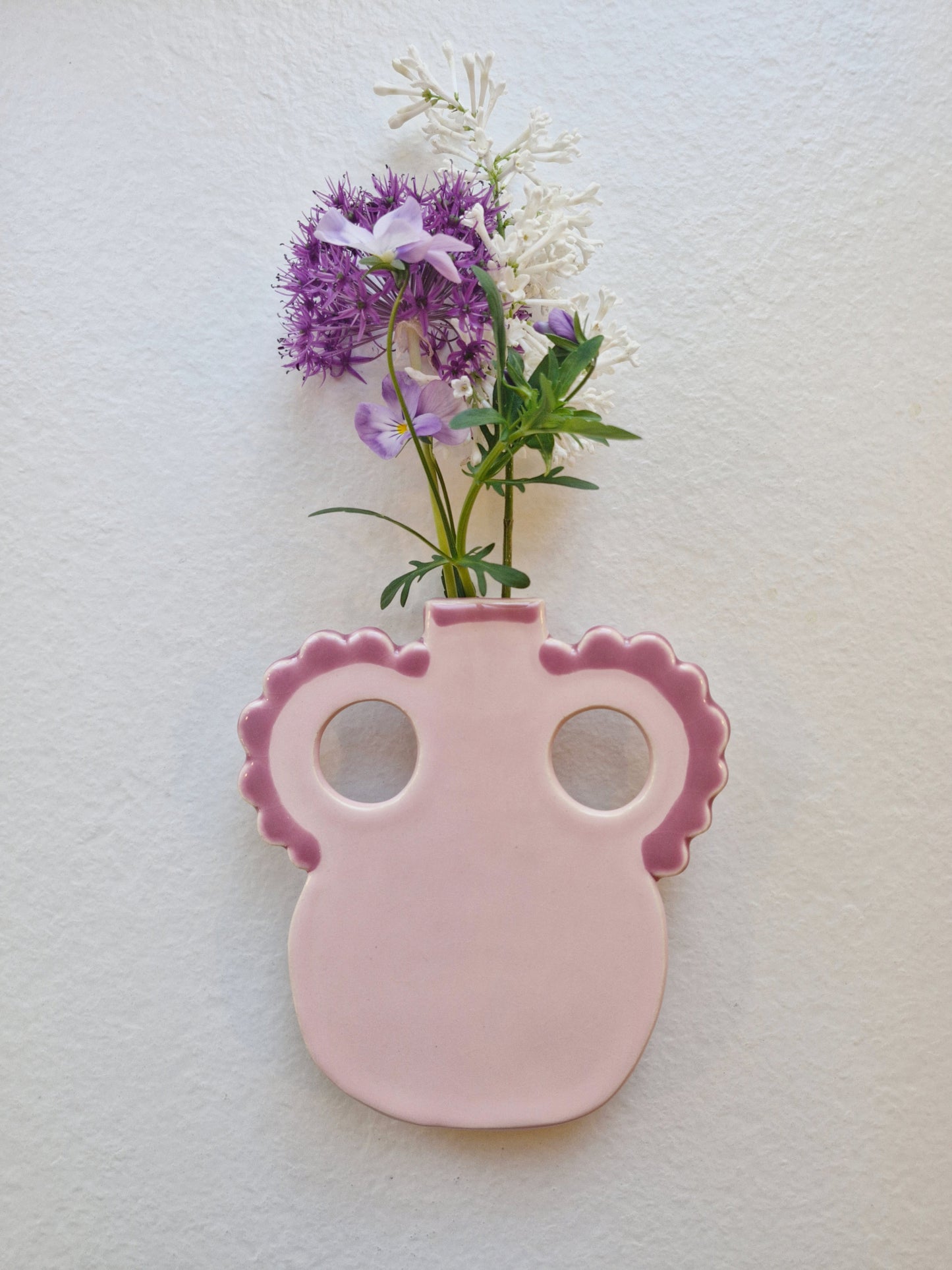 Wall Vase Pink Blush
