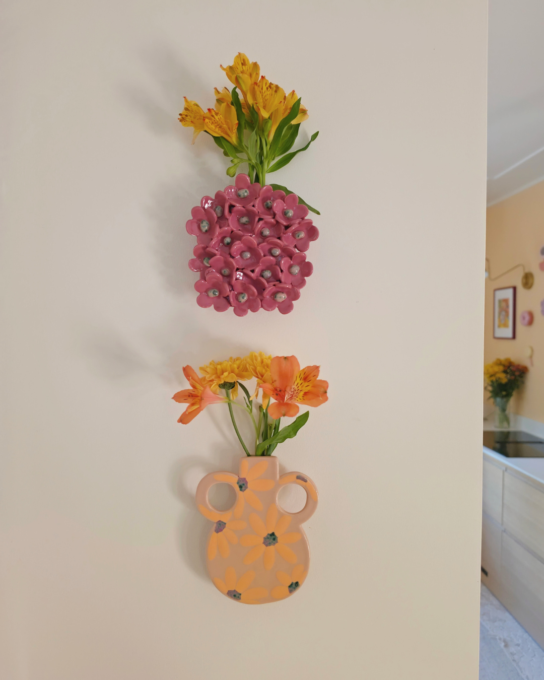 Wall Vase Flirty Wine
