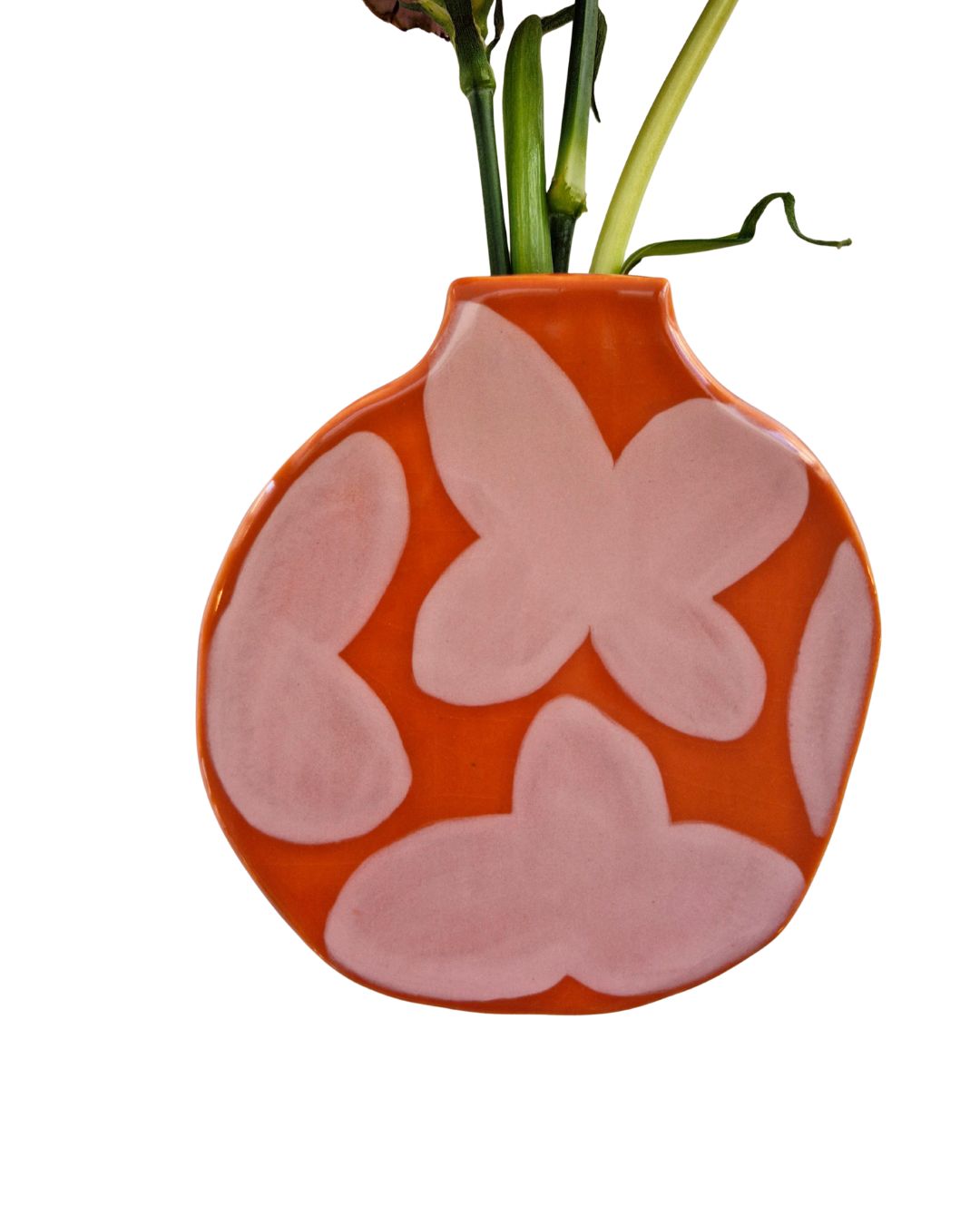 Wall Vase Orange Blush